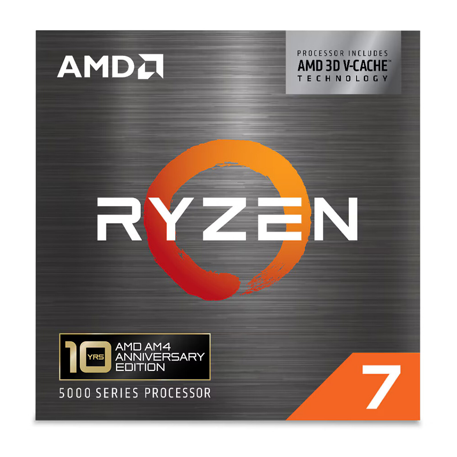 CPU SOCKET AM4 AMD RYZEN 7 5800X3D 3.4 GHZ 96 MB L3 BOX